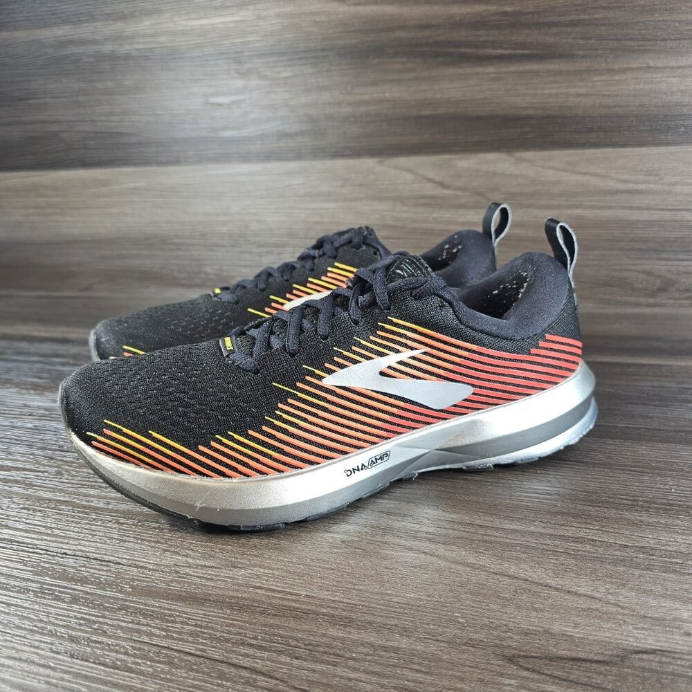 Brooks Levitate Running Shoes 1102691D072 Black Orange - Men's Size 8.5